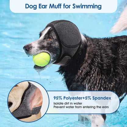 Waterproof Dog Ear Muffs for Swimming and Grooming